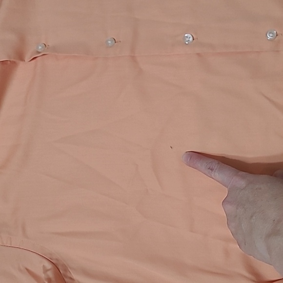 💥3for$12💥 Van Heusen men's Lux Sateen button-up dress shirt size 16.5 32/34 - Picture 4 of 6